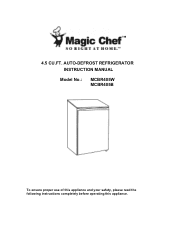 Magic Chef MCBR405B User Manual