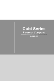 MSI Cubi 5 10M User Manual