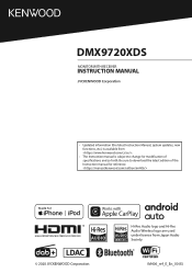 Kenwood DMX9720XDS Instruction Manual