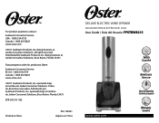 Oster Deluxe Electric Wine Opener Instruction Manual