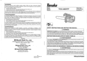 Tanaka TCS33EDTP/12 Owner's Manual