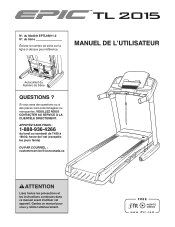 Epic Fitness Tl 2015 Treadmill Canadian French Manual