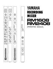 Yamaha RM2408 Owner's Manual (image)