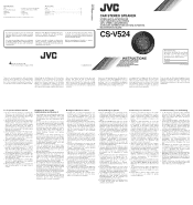 JVC V524 Instruction Manual