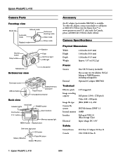 Epson PhotoPC L-410 Product Information Guide