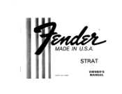 Fender STRAT Owners Manual