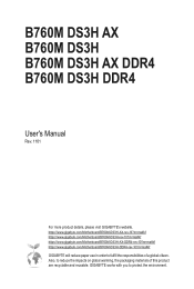 Gigabyte B760M DS3H User Manual