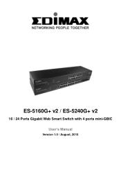 Edimax ES-5240G V2 Manual