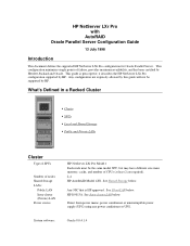 HP D7171A HP Netserver LXr Pro Configuration Guide