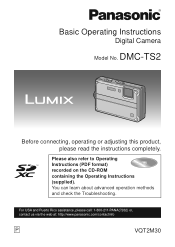 Panasonic DMC-TS2D User Manual