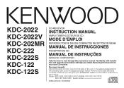 Kenwood KDC-122 User Manual