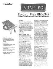 Adaptec AHA-8945 Features Guide