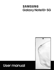 Samsung Galaxy Note10 5G 512GB ATT User Manual