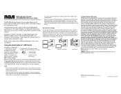RCA WP4UWR Owner/User Manual