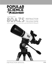 Celestron Popular Science by Celestron AstroMaster 80AZS Telescope with Smartphone Adapter and Bluetooth Remote Popular Science by Celestron AstroMaster 80AZS