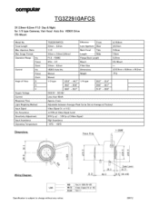 Ganz Security TG3Z2910AFCS Specifications