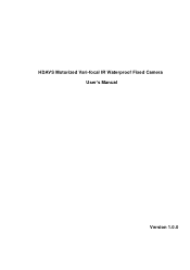 IC Realtime HD2-B27-MS Product Manual