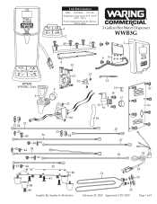 Waring WWB3G Parts Diagram