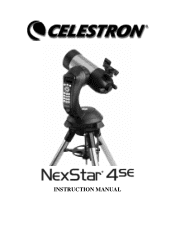 Celestron NexStar 4SE Computerized Telescope NexStar 4 SE Manual