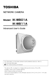 Toshiba IK-WB01A User Guide