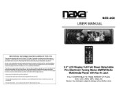 Naxa NCD-650 NCD-650 English Manual