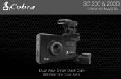 Cobra SC 200D Main Product Image Drive Smarter Apple Carplay update SC 200D Manual