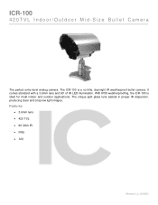 IC Realtime ICR-100 Product Datasheet
