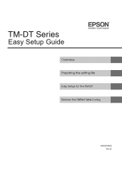 Epson TM-T70II-DT Easy Setup Guide