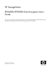 HP XP20000 HP StorageWorks XP24000/XP20000 Disk Encryption Users Guide (AE131-96060, March 2009)
