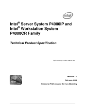 Intel P4300CR Technical Product Specification