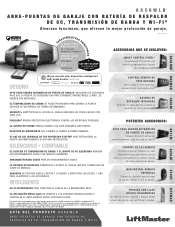 LiftMaster 8550WLB 8550WLB Product Guide - Spanish
