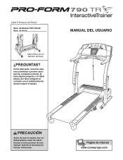 ProForm 790cd Treadmill Spanish Manual