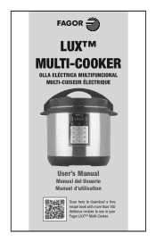 Fagor Lux Multicooker User Manual