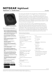 Netgear MR1100 Product Datasheet