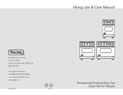 Viking VGIC536 Use and Care Manual