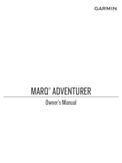 Garmin MARQ Adventurer Performance Edition Owners Manual