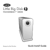 Lacie Little Big Disk Thunderbolt Series Quick Install Guide