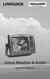 Lowrance WM-3 SiriusXM Satellite Weather and Radio Module Operation Manual