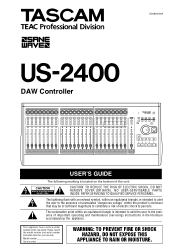 TASCAM US-2400 Owners Manual