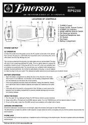 Emerson RP6288 Owners Manual
