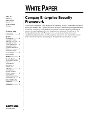 HP ProLiant 6500 Compaq Enterprise Security Framework