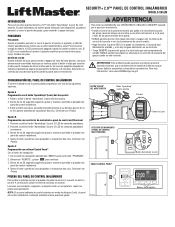 LiftMaster 885LM Instructions - Spanish