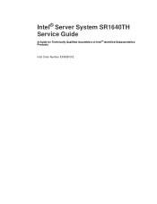 Intel SR1640TH Service Guide