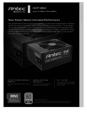 Antec HCP-850 Product Flyer