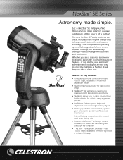 Celestron NexStar 5SE Computerized Telescope NexStar SE Series Info Sheet