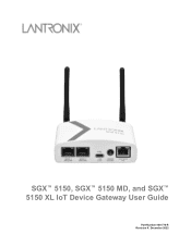 Lantronix SGX 5150 IoT Device Gateway SGX 5150 User Guide