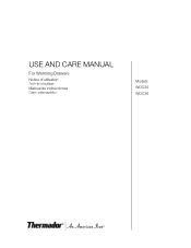 Thermador WDC36E User Manual