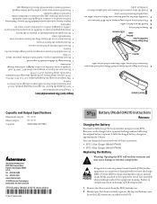 Intermec SF51 SF51 Battery Instructions