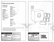 JBL SUB 135 Owners Manual EN