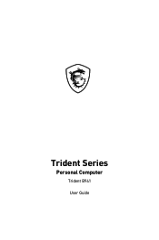 MSI MPG Trident 3 12th User Manual
